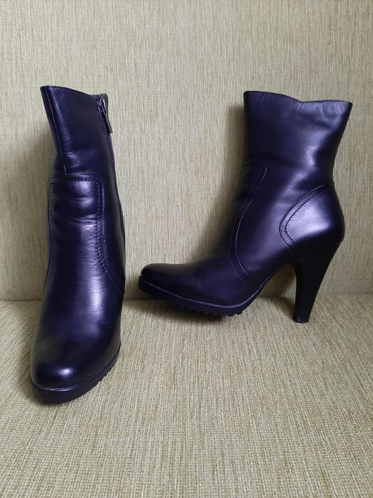 Полусапожки Clarks натур.кожа, натур.мех