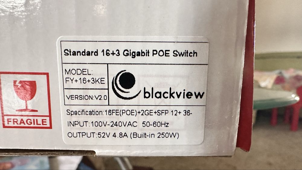 Poe switch 16 портовый