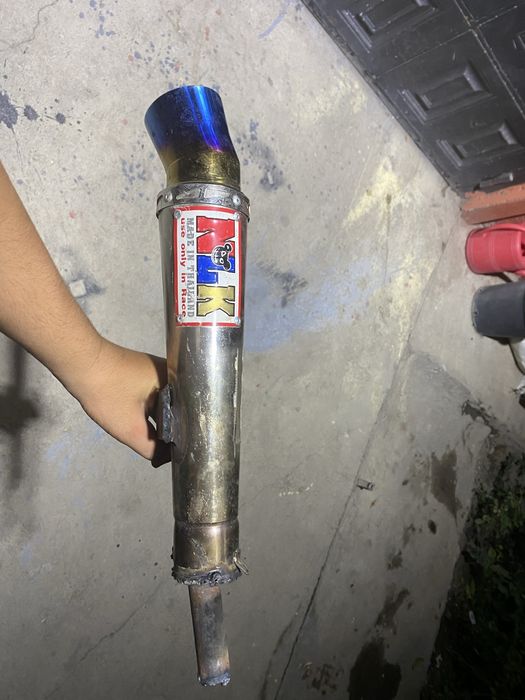 Глушитель на танк скутер