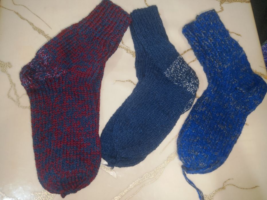 Шерстяные носки .