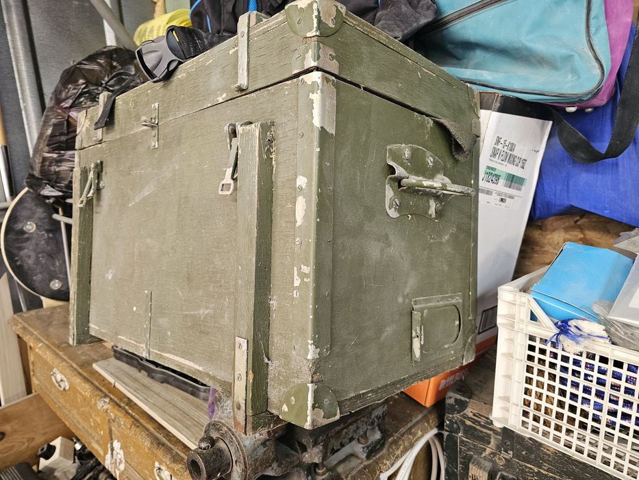 Дървен сандък военен