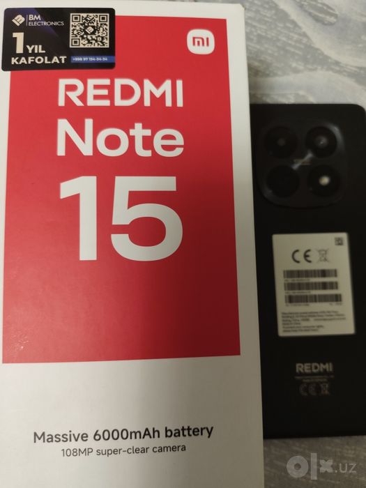 Продам Redmi note 15
