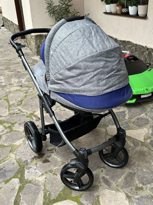 Cărucior Bebetto Vulcano 2-în-1 – ideal portbagaj auto / sezon rece