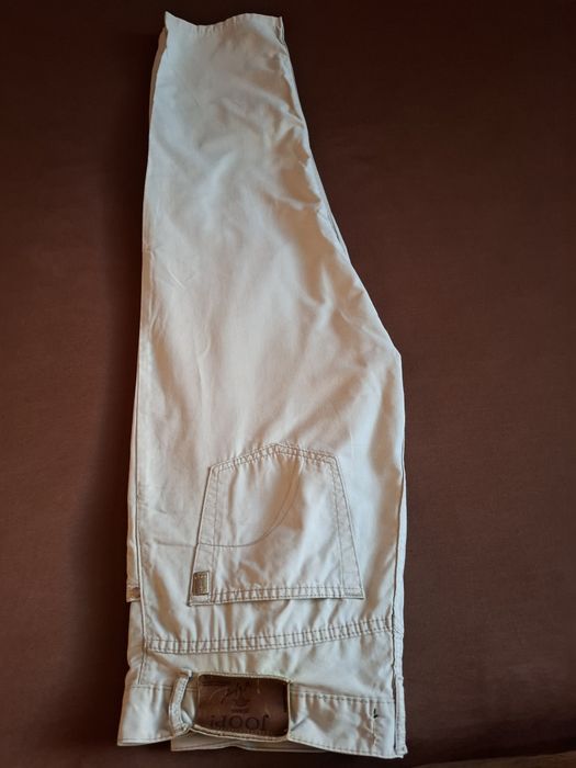 Мъжки дънки  панталон бежов