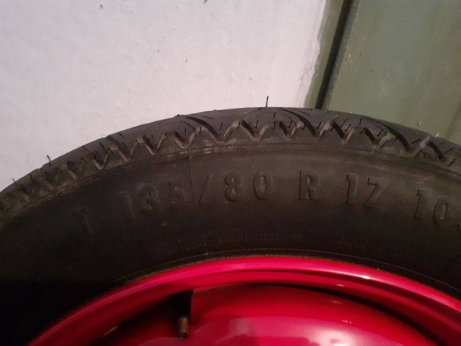 Roata rezerva Peugeot 508 ingusta,Slim 135/80/17