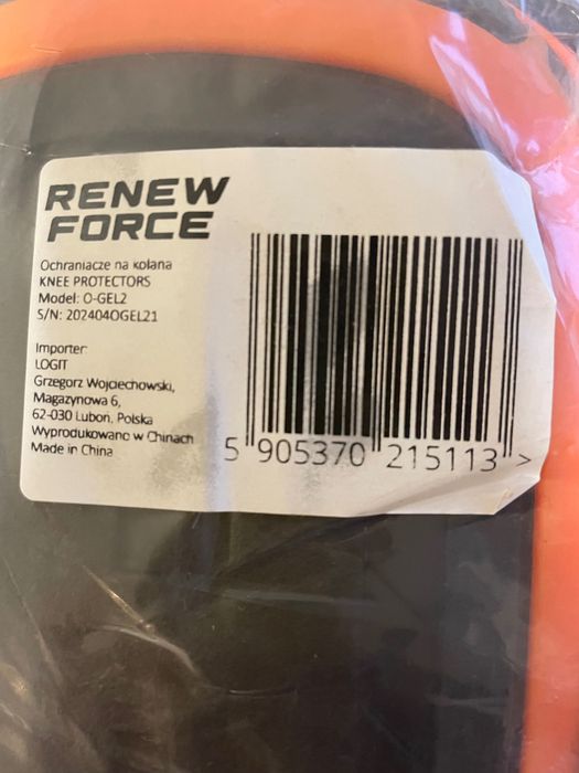 Protectii de genunchi cu gel si spuma Renew Force O-GEL2