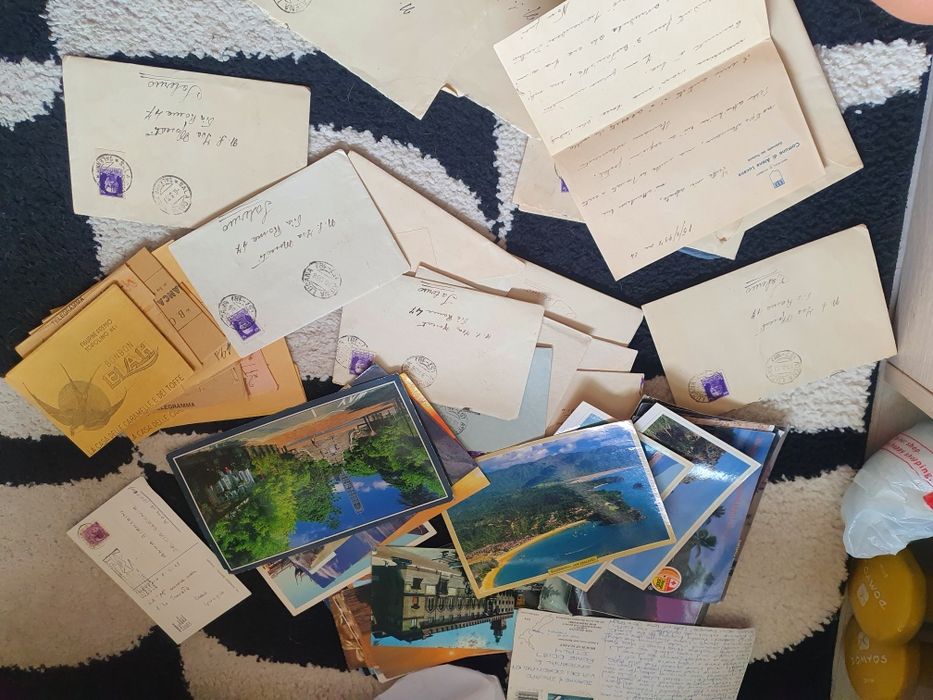 Scrisorii telegrame vederi titluri bancare vechii ani 20 30 40 italia