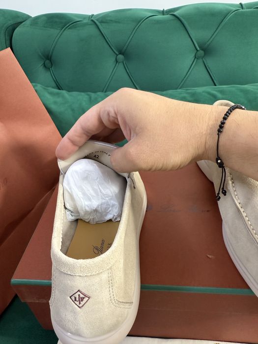 Mocasini Loro Piana piele naturala 100% Full Box colectie noua