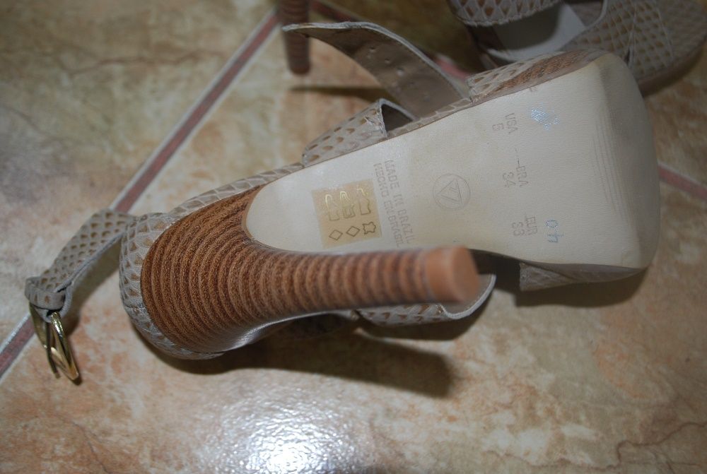 sandale de piele VIA UNO originale noi marimea 36.5