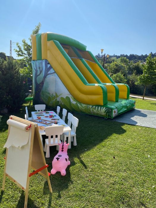 Tobogane gonflabile, Pictura pe fata, Kids corner, Masina Baloane, joc
