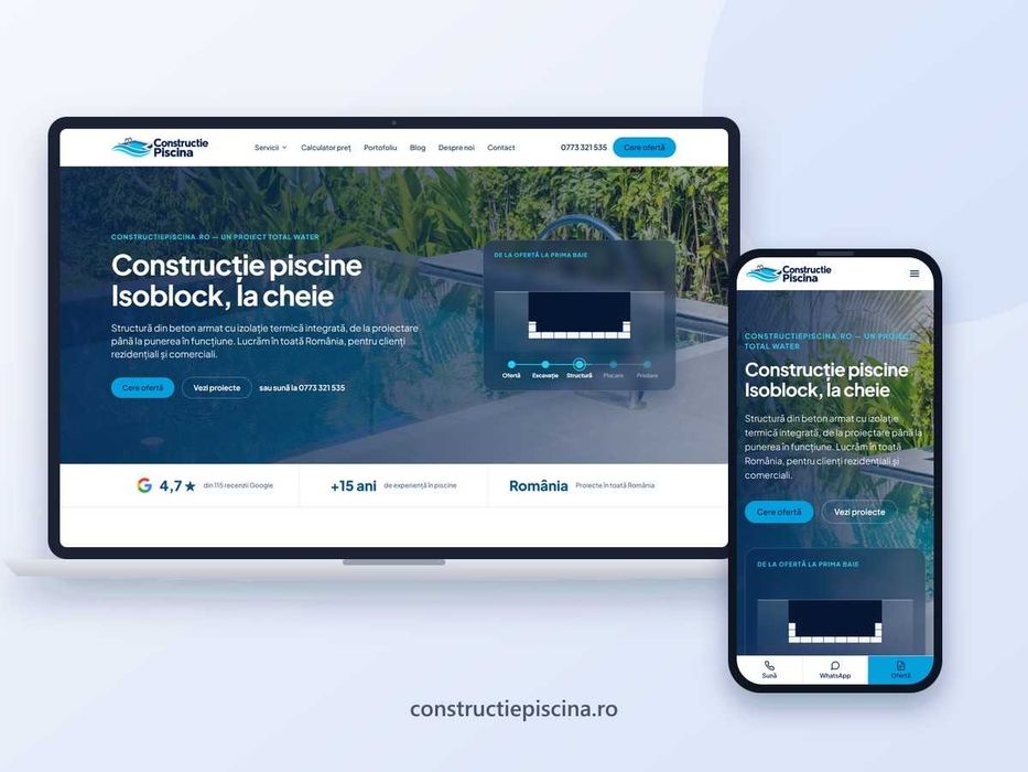 Creare site de prezentare pentru firma ta - NotiAds