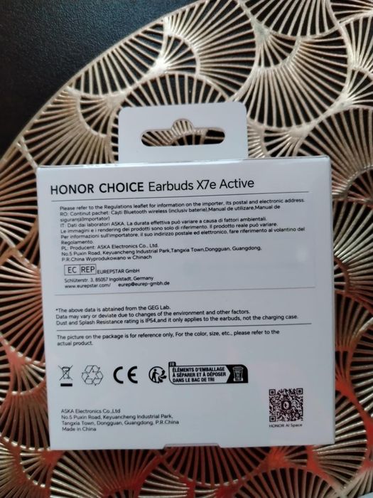Безжични слушалки  Honor x7e Active