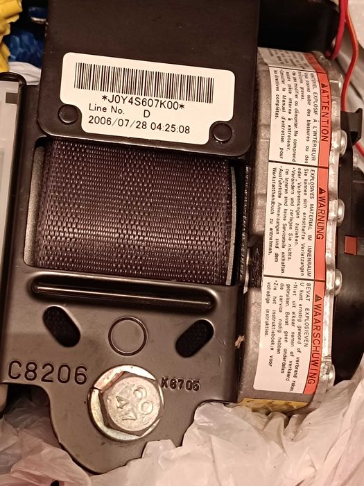 Преден десен предпазен колан Хонда акорд 7 генерация Honda accord 7