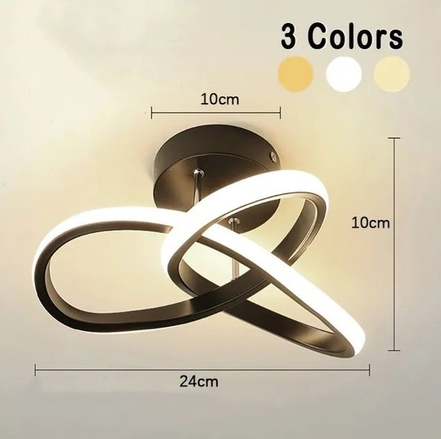 Димируема лед лампа  с 3 Светлини за таван LED lampa