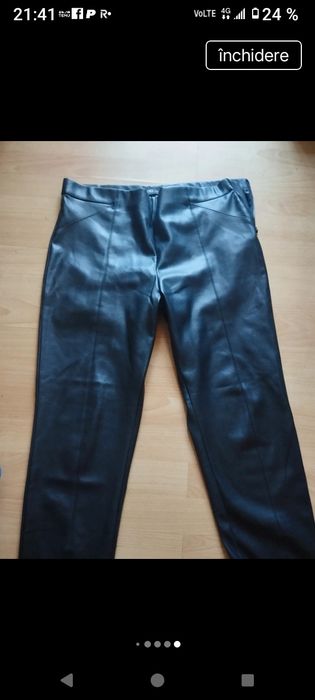 Pantaloni noi imitație piele
