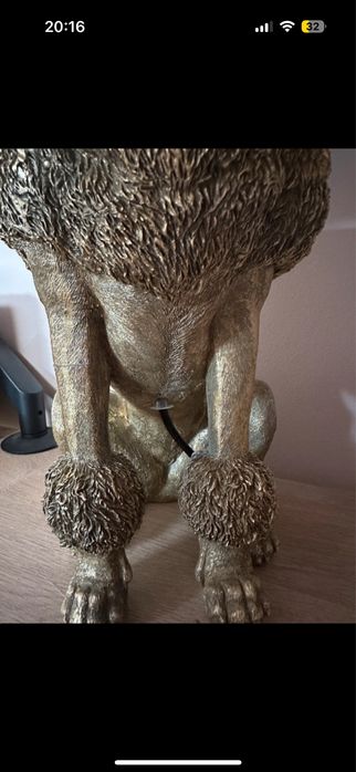 Clayre & Eef Table Lamp Dog Poodle