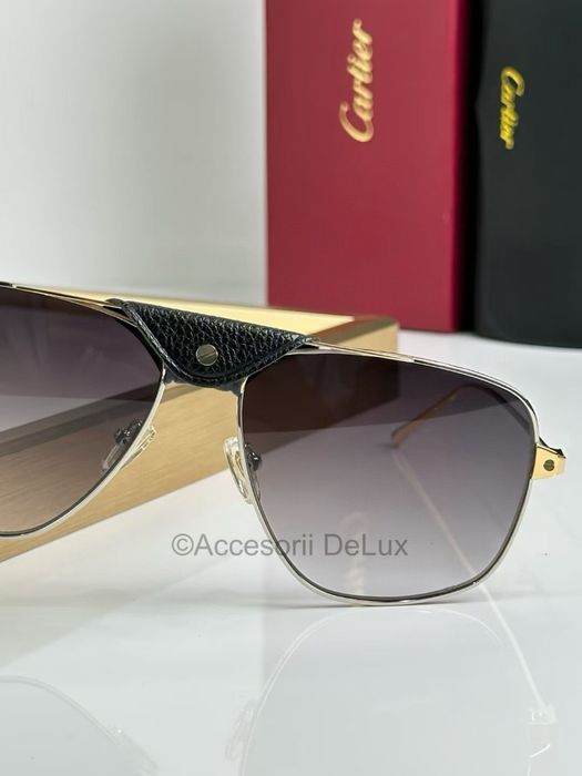 Ochelari de Soare Santos De Cartier CT0037S Polarised Noi Full Box [Verificare Colet] Aviator