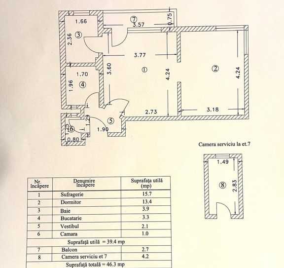 Apartament lângă Cismigiu cu farmec interbelic și liniștea unei curți