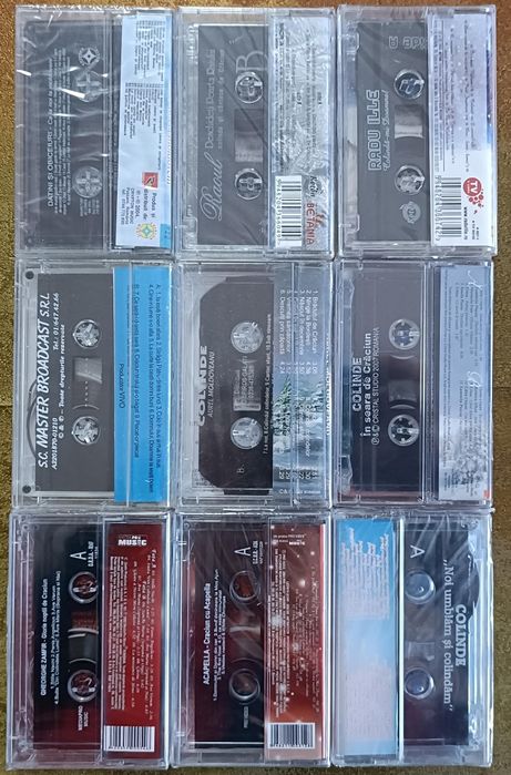 Casete sigilate cu Colinde și Urături de Crăciun