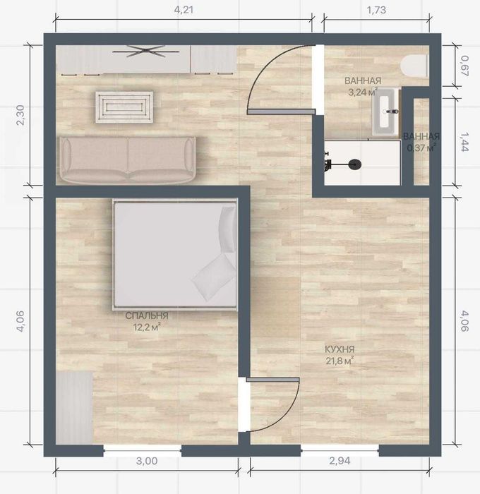 1/8/9 ЖК ЧАЙНА-ХАУС, ЯШНАБАДСКИЙ р-н,Олмоз метро,коробка 43 м2,кадастр