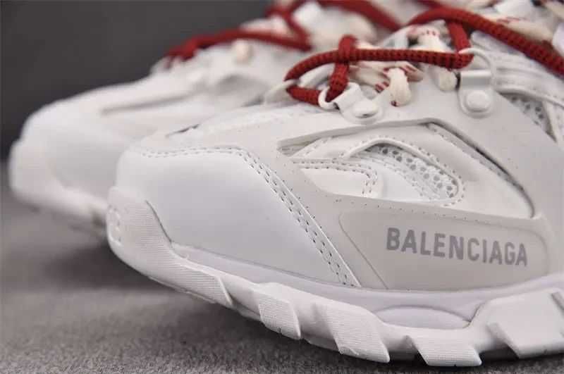 Balenciaga Track Sneaker "White/Red Laces"