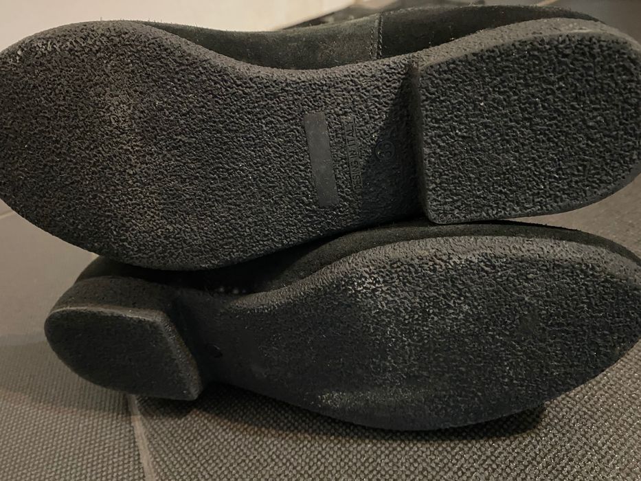 Черни чизми велур