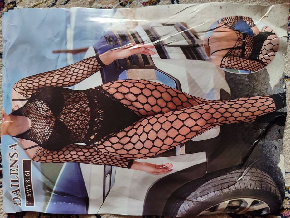 Сетчатый боди, женская одежда. Пенуар