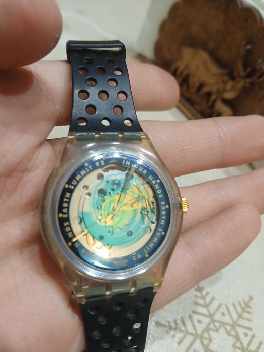 Автентичен Швейцарски часовник swatch swss 1991 самонавиващ се