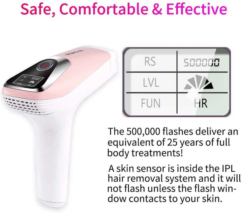 VEME IPL Epilator Permanent definitiv cu 500000 pulsatii - Nou