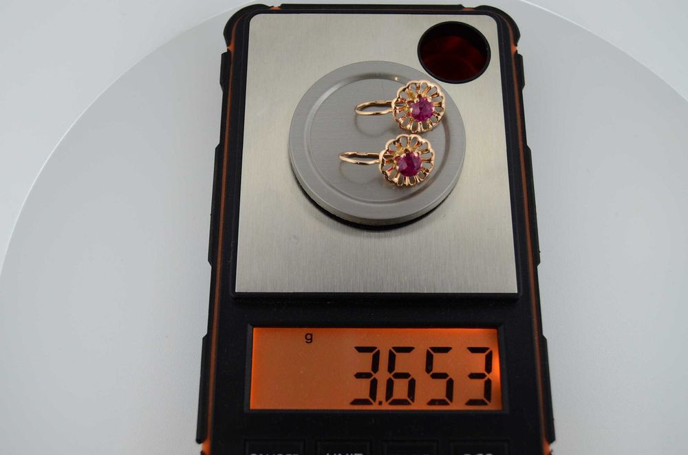 Серьги СССР  583 пробы