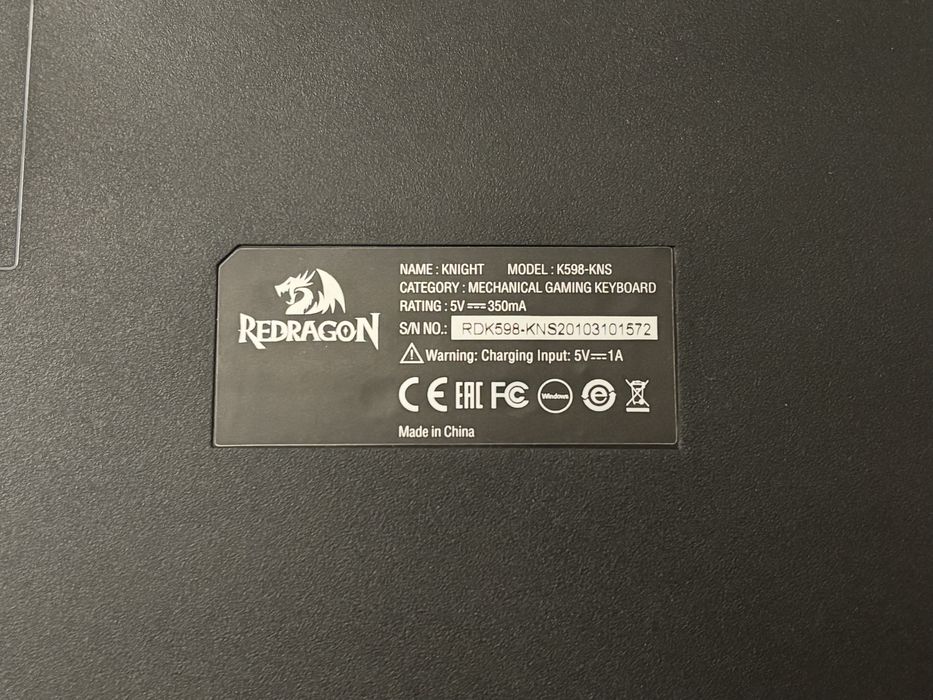 Keyboard Redragon Knight K598-KNS Wireless