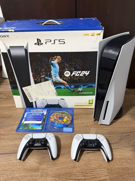 Playstation 5 disk 825gb2 manete un joc la cutie