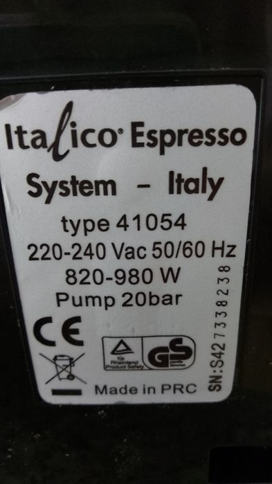 Espresso cafea capsule