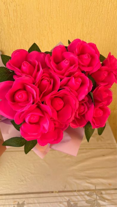 Цветы мыльные букеты 15 шт