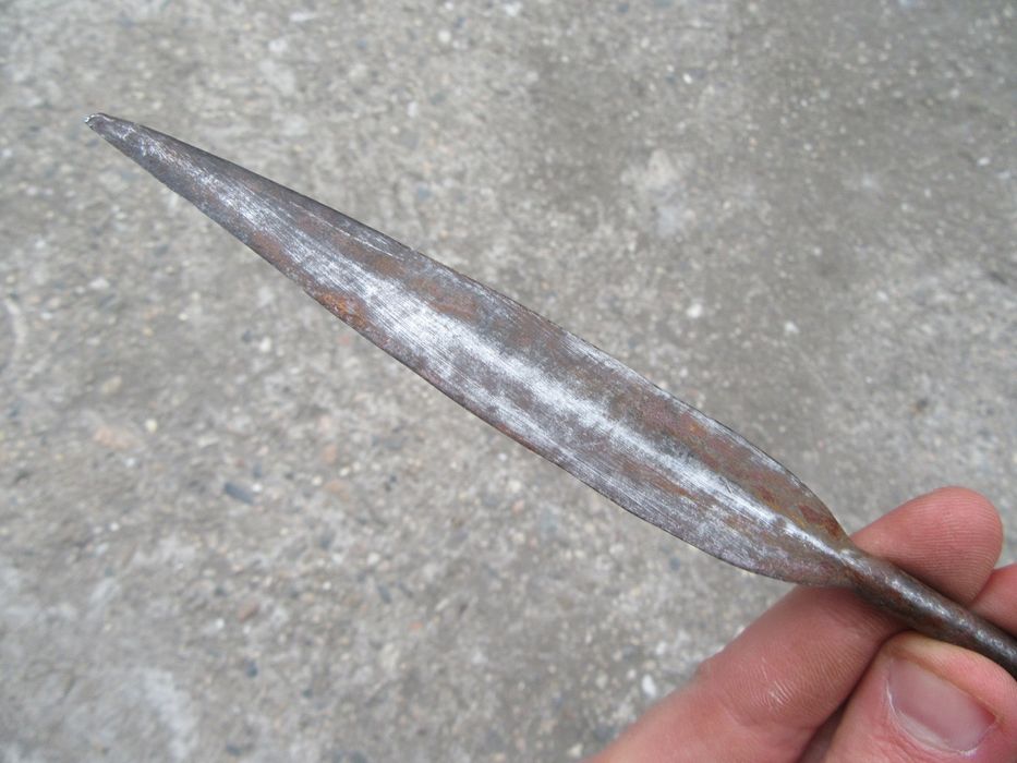 Старо Ковано Острие 18/19 век от Африканско копие нож