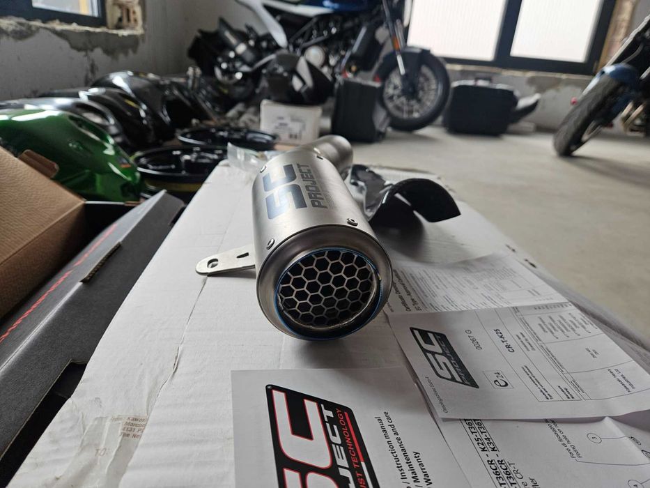 Оригинален ауспух SC Project S1-GP за Kawasaki Z400, Z650, Z900,