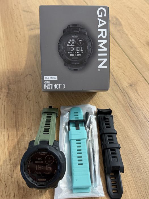 Garmin instinct 3 tactical solar 45mm