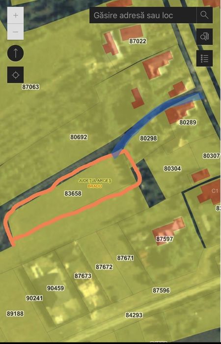 Vând teren 1144mp,  Bradu, Argeș