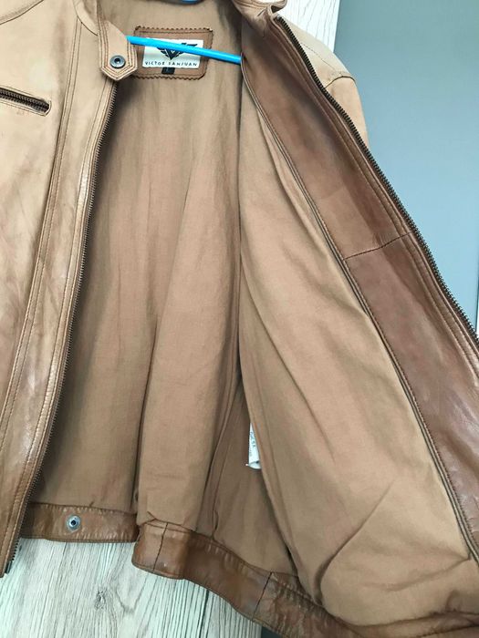 Кожено яке -  100% естествена агнешка кожа