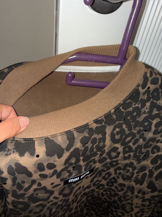 Продам толстовку miu miu Леопардовая