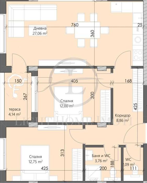 Продава се Тристаен апартамент в Пловдив, Кършияка - 102 кв.м за 1251 €/кв.м - Снимка #4
