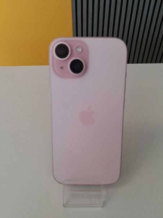 Iphone 15, 128 GB, 86% baterie, pink, second hand
