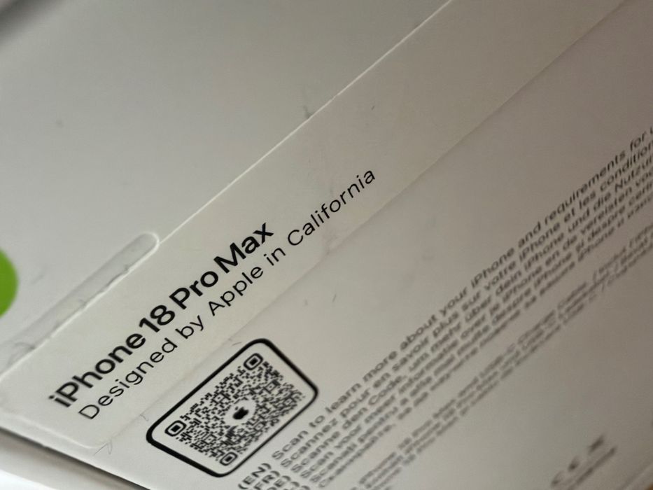 IPhone 18 PRO MAX Нови Запечатани Гаранционни ! Цвят - Glacier , Silver , Black !