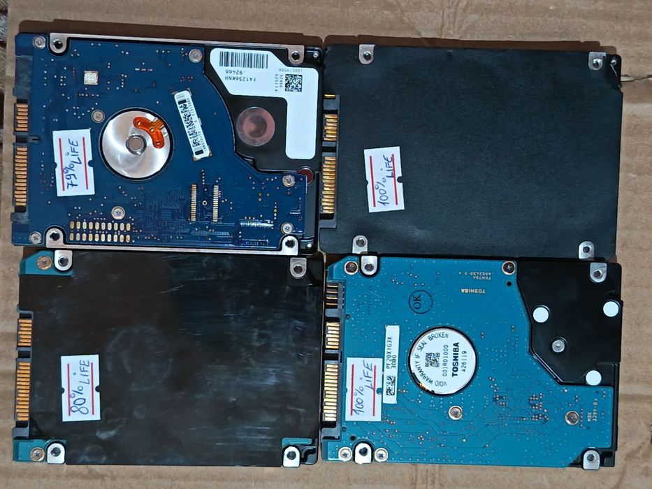 Lot HDD Laptop 2.5" (Toshiba, Seagate) – 500GB / 640GB