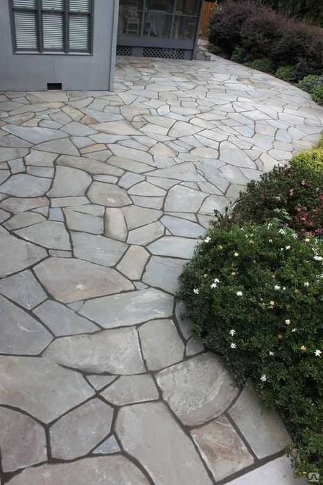 Каменные дорожки без дождевых луж