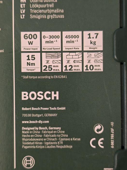 Bormașina Bosch Easyimpct 600