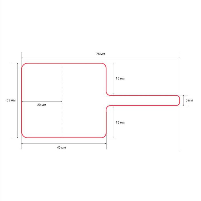 Этикетки, бирки ювелирные для принтера этикеток