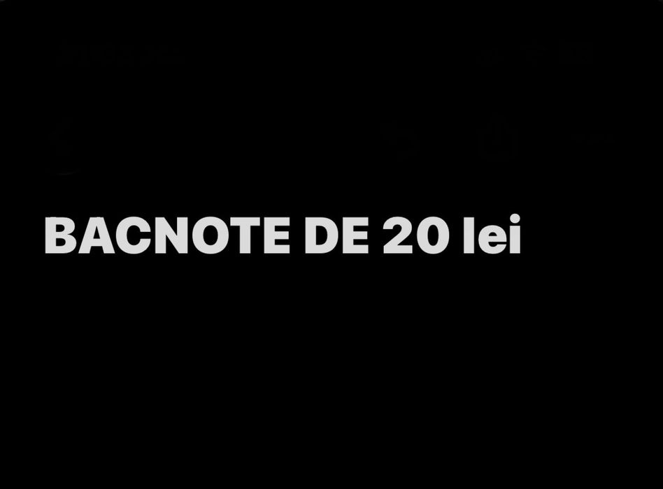 50-60 bacnote de 20 lei