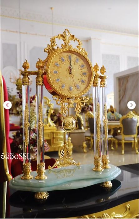 Роскошний настольные часы  серезний падарок