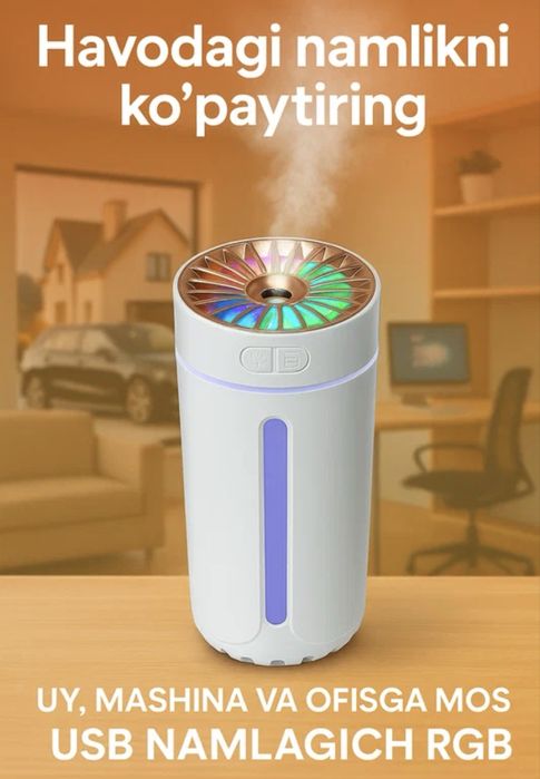 Havo namlagich havo tozalagich uy va mashina uchun